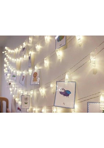 10'lu LED Işıklı Fotoğraf Mandalları fiyatları