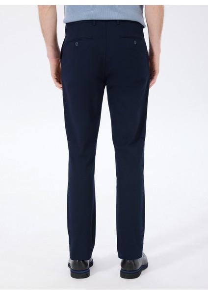 Normal Bel Normal Paça Lacivert Erkek Chino Pantolon F5SM-PNT 2020
