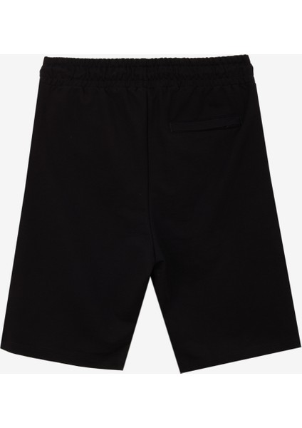 Siyah Erkek Basic Düz Sweat Şort J5SM-SHT7252