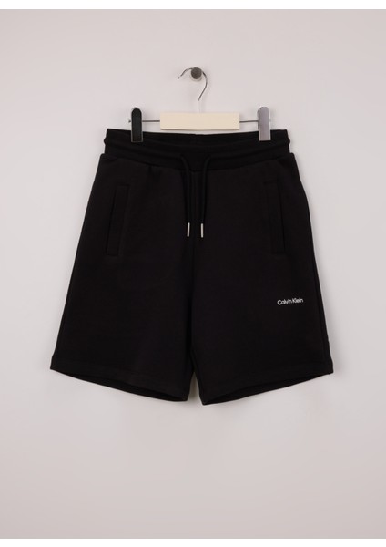 Lastikli Bel Regular Fit Siyah Erkek Çocuk Şort IU0IU00703BEH