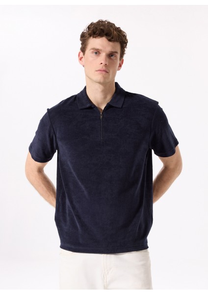 Düz Lacivert Erkek Polo T-Shirt F5SM-TST 2776 fiyatları