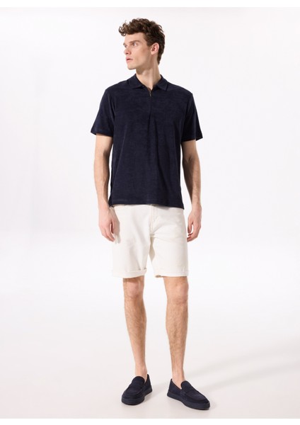 Düz Lacivert Erkek Polo T-Shirt F5SM-TST 2776 modelleri