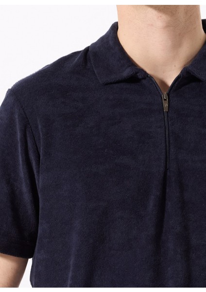 Düz Lacivert Erkek Polo T-Shirt F5SM-TST 2776 fırsatları