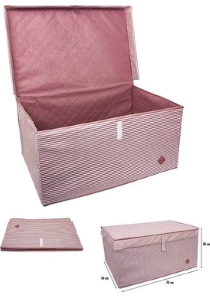 Çok Amaçlı Düzenleyici Kutu Organizer Cırt Cırtlı Hurç Mega Plus Boy 40CM x 30CM x 70CM (5 Adet)