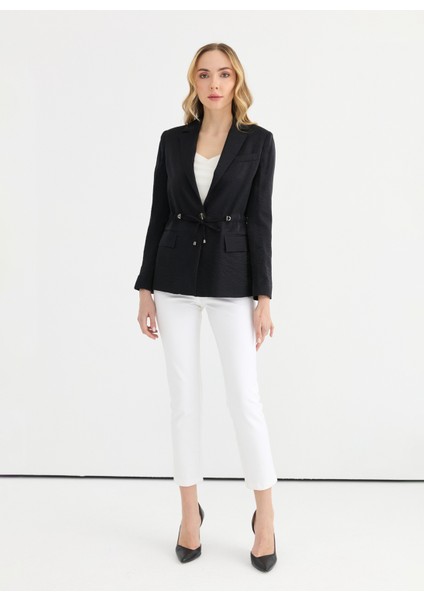 Standart Siyah Kadın Ceket 25YSL1445