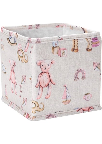 Baby 3'lü Kullanışlı Çekmece Düzenleyici Çok Amaçlı Organizer Kutu (Pembe)