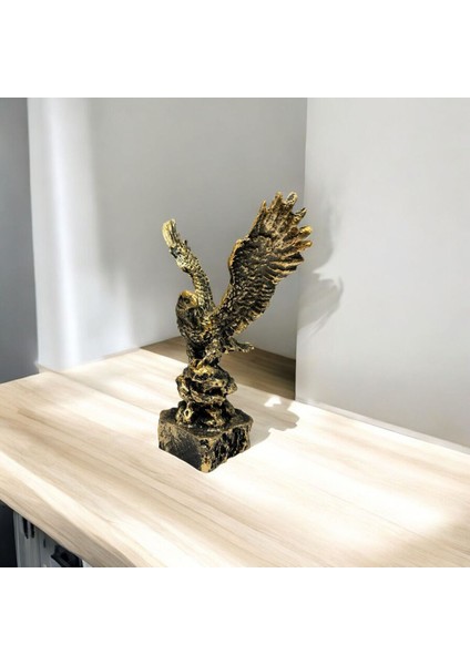 Dekoratif Polyester Kartal Biblo Gold Eskitme modelleri