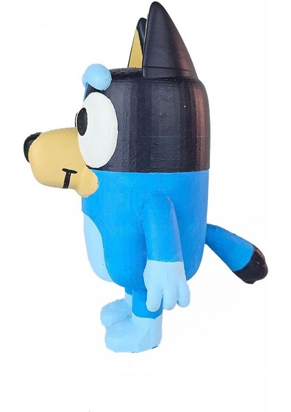 Bluey 10 cm Heykel Büst 12K Detaylı Reçine Malzeme Biblo Dekor El Boyaması Vernikli fiyatları