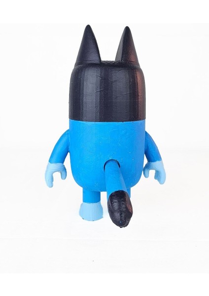 Bluey 10 cm Heykel Büst 12K Detaylı Reçine Malzeme Biblo Dekor El Boyaması Vernikli modelleri