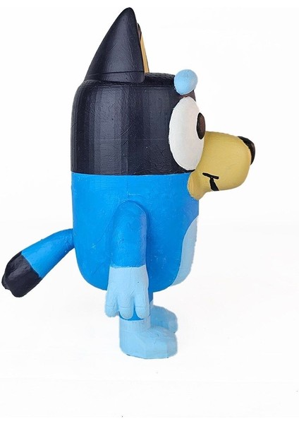 Bluey 10 cm Heykel Büst 12K Detaylı Reçine Malzeme Biblo Dekor El Boyaması Vernikli fırsatları