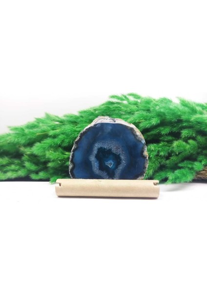 Mavi Akik Taşı Jeot Kaya Droze 450 Gram (Sertifikalı) fiyatları