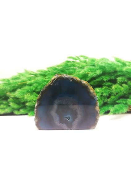 Mavi Akik Taşı Jeot Kaya Droze 450 Gram (Sertifikalı) modelleri