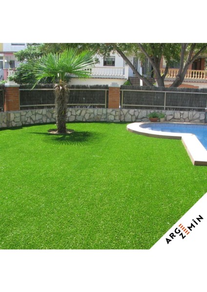 Argezemin Yeşil Suni Çim Halı 8 mm 1 m x 5 m