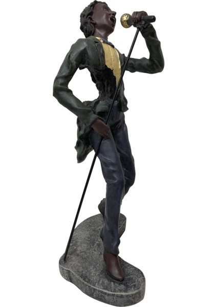 Müzisyen / Şarkıcı Dekoratif Biblo 41 cm