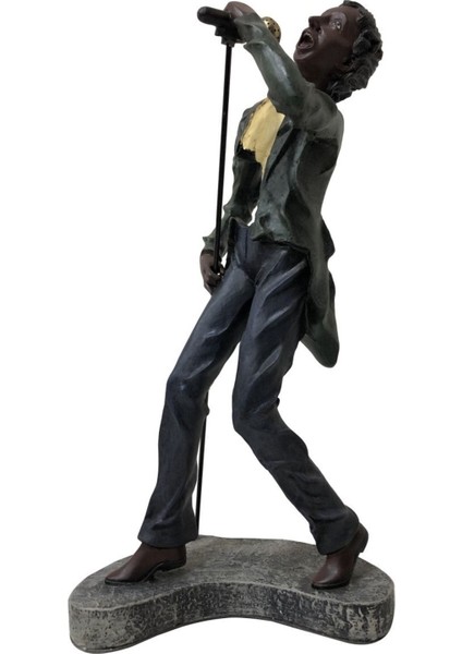 Müzisyen / Şarkıcı Dekoratif Biblo 41 cm fiyatları