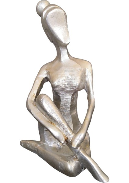 Yogacı Kızlar Gümüş Biblo Set modelleri