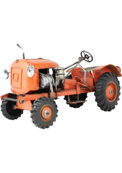 John Deere Traktör Eskitilmiş Metal Biblo Turuncu Gt-56 Qq fiyatları