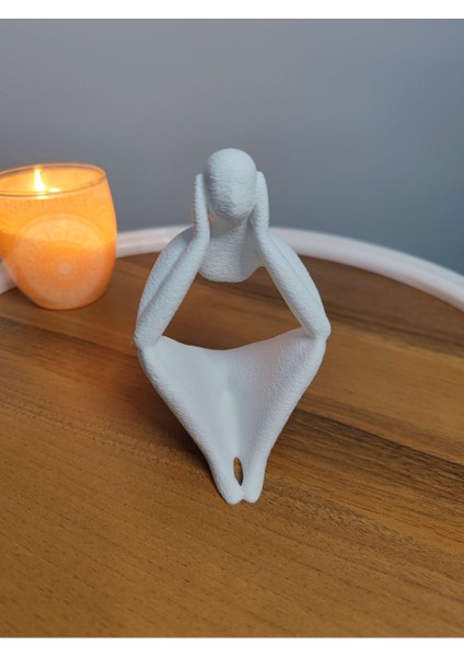 Kral Modeli Iskandinav Tarzı Biblo Heykel Figür Dekor Dekorasyon Hediyelik 13 cm Beyaz indirimleri