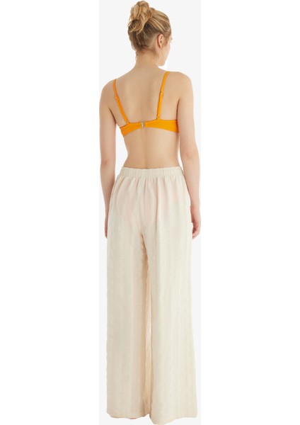 Kadın Pantolon 10726 - Krem modelleri