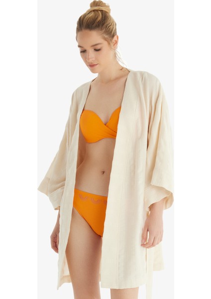 Kadın Kaftan 10725 - Krem fırsatları