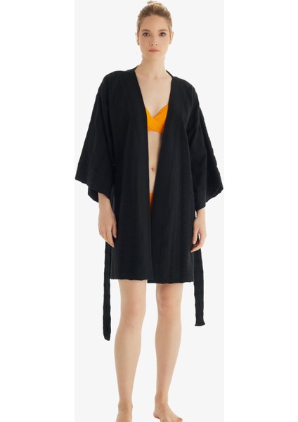 Kadın Kaftan 10725 - Siyah