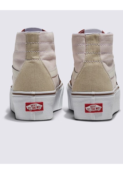 Kadın Pembe Sk8 Hi Tapered Stackform Earthy Blocking Multi Color Sneaker