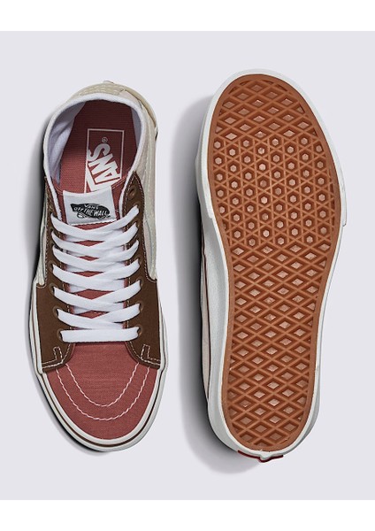 Kadın Pembe Sk8 Hi Tapered Stackform Earthy Blocking Multi Color Sneaker
