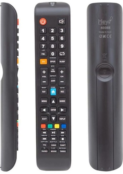 Skytech Sarı Tv Tuşlu Smart LCD LED Tv Kumanda