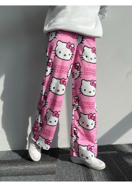 Kitty Cat Hello Kitty Günlük ve Homewear Eşofman Altı Pijama Altı