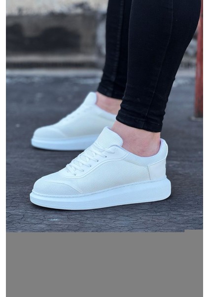 Beyaz Triko Erkek Casual Ayakkabı