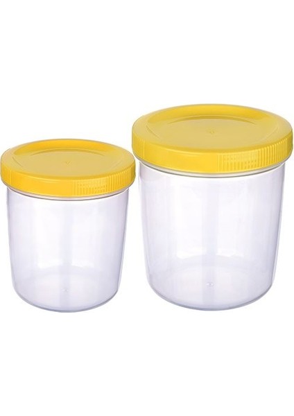 Içiçe Geçen 2 Li Saklama Kabı (400VE 700ML)