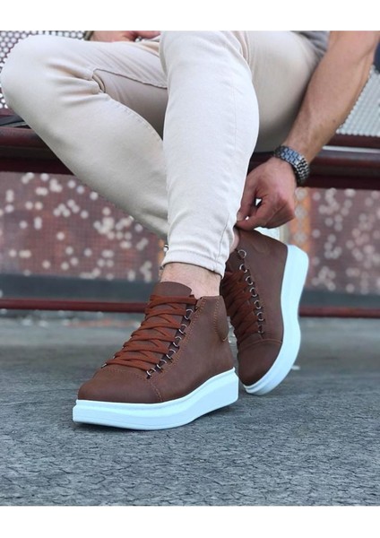 Taba Bağcıklı Sneakers Yarım Bilek Bot