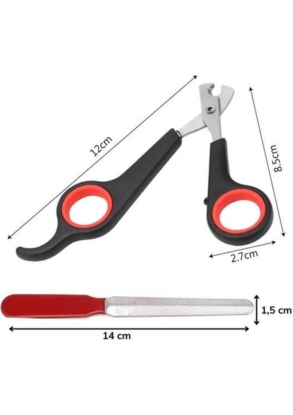 Evcil Hayvan Tırnak Makası ve Törpü Seti Manikür Pedikür Pati Bakım Aleti Kaymaz Sap ( Lisinya ) indirimleri