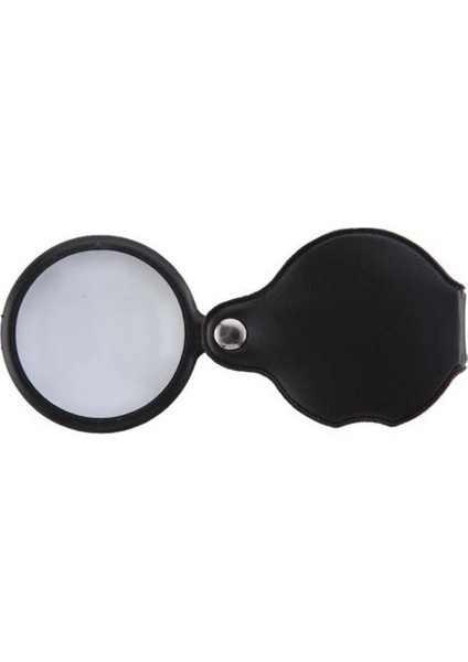 5X50MMMINI Büyüteç,cepte Taşınan,optik Lens Katlanabilir Deri KAPLAMAXX1051 - Lisinya