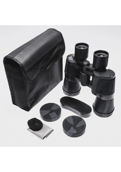 100X100 Kauçuk Kaplamali Mavi Cam Mercekli Dürbün 56M/1000M ( Lisinya )