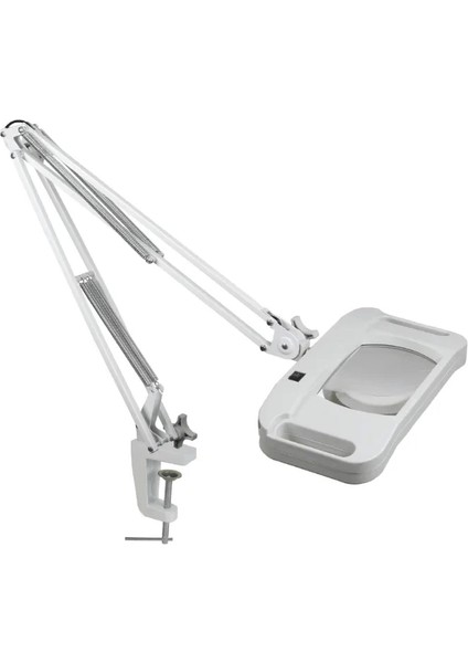 10X LED Akrobat Büyüteç 2X15W 170X113 mm 10 Diopter Mercek LT86G - Lisinya