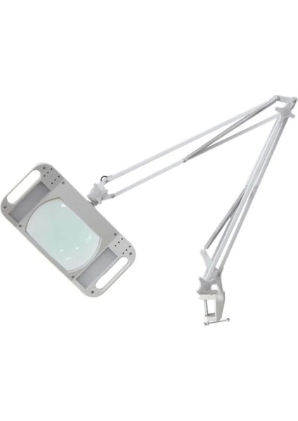 10X LED Akrobat Büyüteç 2X15W 170X113 mm 10 Diopter Mercek LT86G - Lisinya