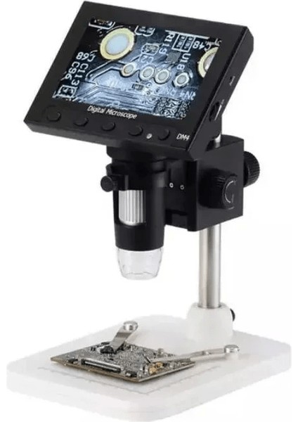 1000X 2.0mp USB Dijital Elektronik Mikroskop 8 LCD Ekran VGA Büyüteç DM4S - Lisinya