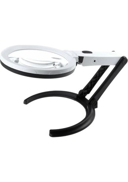 2X5X120MM 10 Ledli Masaüstü Büyüteç - Lisinya