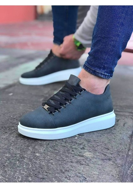 Gri Düz Erkek Casual Ayakkabı