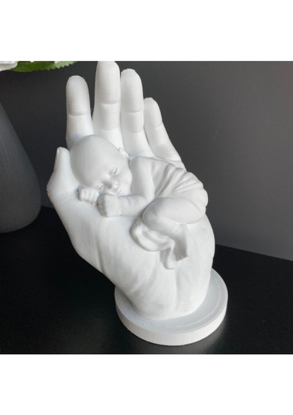 Bir Avuç Mutluluk - Anne Eli Içerisinde Bebek Biblosu. Doğum Hediyesi Anne Bebek Yeni Doğan Hediyes fırsatları