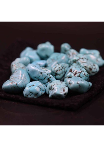 Turkuaz Firuze Taşı Doğal Taş Kütle (Tamburlanmış/tımbıl) fiyatları