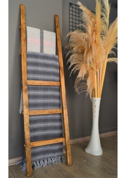 Dekoratif Merdiven 150 cm x 40 cm Kahverengi Tasarım Ev Dekor