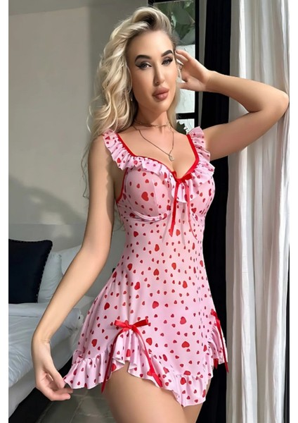 Pembe Kalpli Gecelik