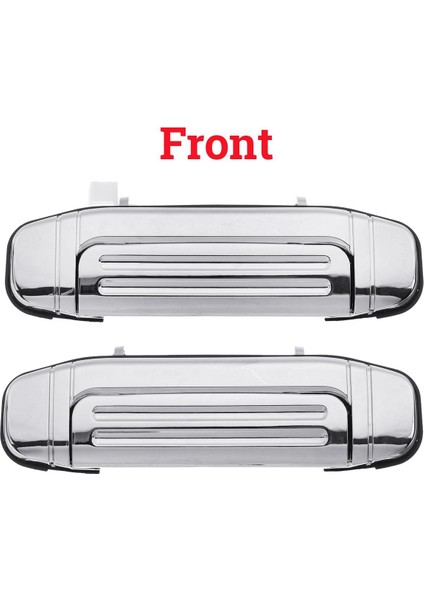 Arka Sol Yan Araba Dış Dış Kapı Kolları Krom MR156877 Mitsubishi Montero Pajero Için V31 V32 V33 V46 1997-2000 (Yurt Dışından)