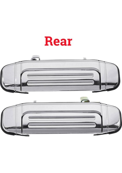 Arka Sol Yan Araba Dış Dış Kapı Kolları Krom MR156877 Mitsubishi Montero Pajero Için V31 V32 V33 V46 1997-2000 (Yurt Dışından)