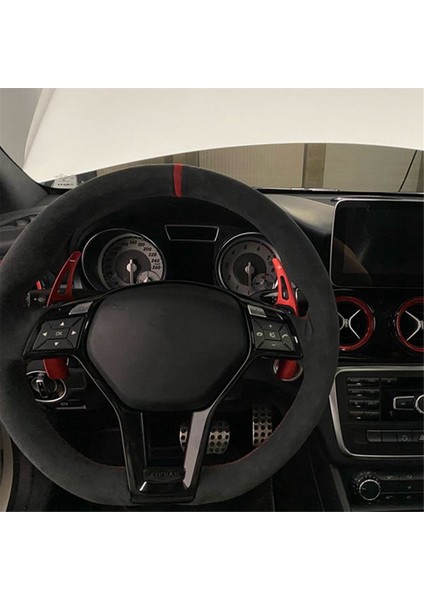 Araba Direksiyon Çerçevesi Ayar Kapağı Mercedes Benz Için Ce Gla Cla Cls Sınıfı W176 W204 W212 X156 C117 Karbon Fiber (Yurt Dışından) modelleri