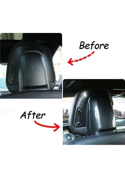 Benz C Sınıfı Için W206 2022 Araba Koltuğu Kafalık Ayarı Düğme Kapağı Kafa Yastık Anahtarı Trim Etiket Aksesuarları (Yurt Dışından) modelleri