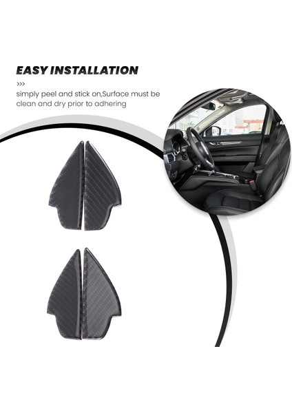 Karbon Fiber Iç Kapı Kolu Kase Paneli Kapak Trim Için Mazda 2 3 6 Demio Cx-3 Cx-5 Cx-7 Cx-9 Mx5 2017 2018 2019 (Yurt Dışından) fırsatları