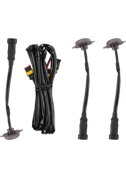 3 Adet Harici Amber LED Işıklar Dekorasyon, LED Ön Izgara Işıkları 2004-2019 Ford F150 Raptor F250 Izgara Koşu Lambaları (Yurt Dışından) fiyatları